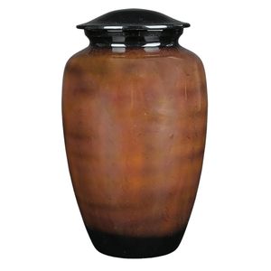 Urnes papillon brunes pour cendres humaines |   Urnes funéraires artisanales |   Urnes métalliques pour cendres humaines - Product Image 3