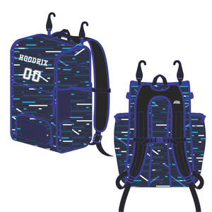 Sacs de baseball sublimés en gros avec logo brodé, fabriqués en tissu polyester 600D pour clubs et ligues de baseball, sac à dos - Product Image 4