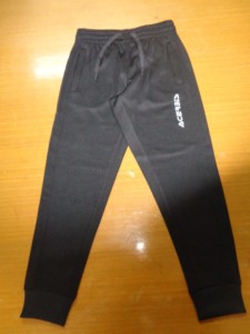 Pantalones Jogger Casuales de Hombre, Grises, de Cintura Media, Estilo Vintage, Ligeros, de Poliéster/Algodón, Tejidos, con Cordón, Ajuste Regular, para Otoño, con Logotipo en la Pierna Derecha - Product Image 3