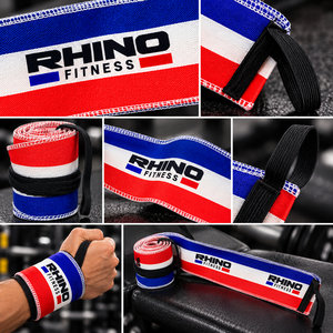 ผ้าพันข้อมือ Rhino Fitness ลายพราง ผ้าฝ้าย แบบติดตีนตุ๊กแก สำหรับมือซ้าย ช่วยพยุงข้อมือสำหรับยกน้ำหนัก สำหรับผู้ชาย - Product Image 6