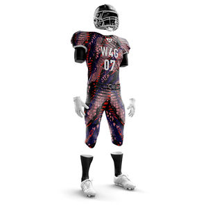 Maillot de football américain personnalisé – T-shirt de sport respirant imprimé par sublimation pour l'entraînement et la compétition - Product Image 5