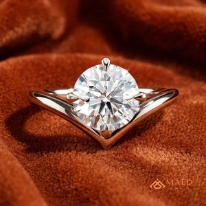 925 Sterling <b>Silver</b> Round Moissanite Engagement <b>Ring</b> mossonite Diamond Bridal Jewelry Women USA Luxury <b>Ring</b> - Product Image 3