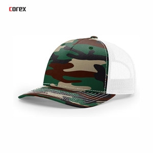Casquette Trucker en Maille Camouflage Broderie 3D Personnalisée 5 Panneaux Réglable Respirante Imperméable Hiver Voyage Extérieur Décontractée Pêche - Product Image 1