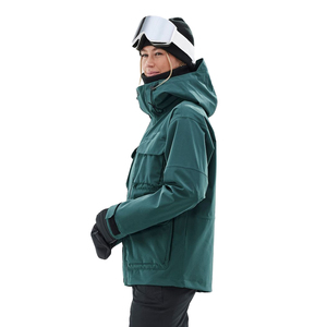 Veste de snowboard pour femme, imperméable, thermique, rembourrée, respirante, coupe-vent, veste de sport de montagne, capuche réglable - Product Image 2