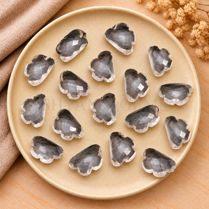 Pierre précieuse en quartz cristal sculptée en forme de nuage de 12 mm pour la fabrication de bijoux et de pendentifs, vente en gros, fournisseur de pierres en vrac - Product Image 5