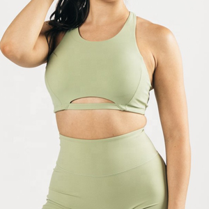 Sujetador Deportivo Sin Costuras con Logotipo Personalizado de Leopardo, de Alta Sujeción, Elegante, de Secado Rápido, para Gimnasio, Yoga, Fitness, Top Corto Transpirable, Tallas Grandes - Product Image 2