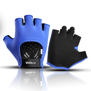 Guantes Deportivos de Medio Dedo para Gimnasio al Aire Libre, Transpirables, Ligeros y Antideslizantes para Fisicoculturismo y Levantamiento de Pesas - Product Image 3