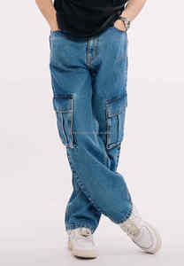 Nueva moda de diseño personalizado Slim Jeans para hombres High Men Jeans Pantalones de mezclilla a bajo precio y alta calidad de Pakistán - Product Image 4