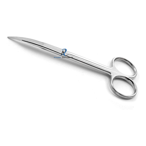 Tijeras Quirúrgicas Dentales Curvas Goldman Fox, Instrumento Profesional de Acero Inoxidable para Cortar Tejidos, para Cirugía Periodontal - Product Image 1