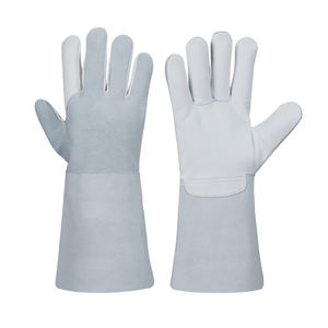 Gants de soudage en cuir avec manchette de sécurité, résistants à la chaleur et antidérapants, durables, couleur personnalisable - Gants de soudage TIG/MIG - Product Image 4