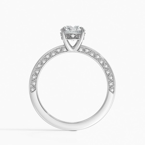 Fashion White Silver <b>Crystal</b> <b>Ring</b> for Women Wedding Engagement Anniversary Elegant Jewelry Gift for Her - Product Image 3