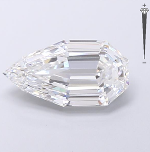 IGI Certified 3.36 CT PEAR NONAGON CUT <b>D</b> Color VVS2 Clarity Lab Grown Diamond <b>Model</b> LG 778649084 ROYAL GEMS Jewelry Making - Product Image 1