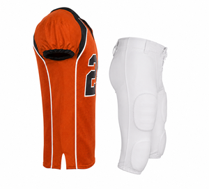 Ensemble d'uniformes de football américain unisexe pour adultes, respirant, style vintage, sublimé, 100% polyester, logo personnalisé OEM - Product Image 3