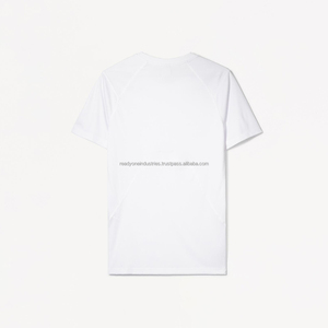 T-shirts pour hommes coupe ajustée coton LOGO personnalisé chemises de fitness pour hommes col en O sporty GYM Wear t-shirt d'entraînement pour homme - Product Image 4