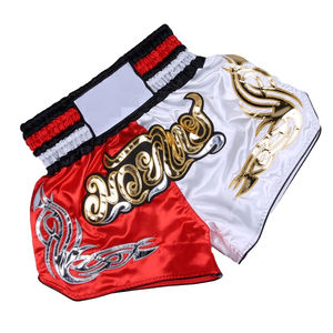 Shorts de boxe personnalisés par sublimation pour arts martiaux, grappling, kickboxing, BJJ, Muay Thai, MMA - Product Image 2