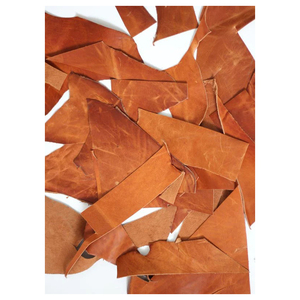 Déchets de cuir multicolores pour le rembourrage des semelles de chaussures, panneaux en fibres de cuir et recyclage industriel - Product Image 3