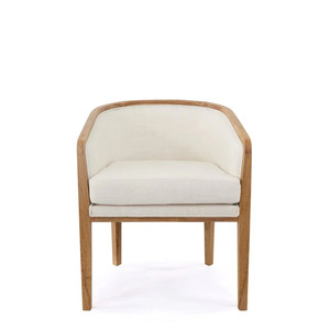 Sillas de Comedor Modernas de Madera de Teca con Cojines Suaves para Uso Comercial en Villas y Apartamentos, Muebles de Comedor Ecológicos para Exteriores - Product Image 4