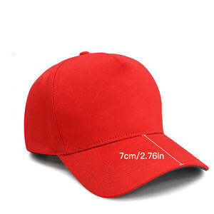 Gorras de Béisbol Personalizadas con Logotipo OEM, 100% Algodón, Impermeables, para Hombre, con Visera Curva, Gorra Deportiva, Impresión por Transferencia de Calor, Color Sólido, Unisex - Product Image 5