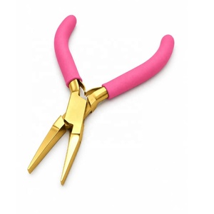 Alicates de punta plana para joyería, herramienta de conformado de alambre de acero aleado - Product Image 3