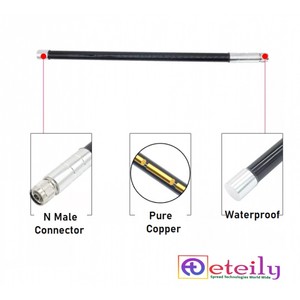 Eteily 865MHz 18dBi Fiberglass Antenna With N Male St. Connector for Long Range outdoor and Harsh <b>Environment</b> - Product Image 3