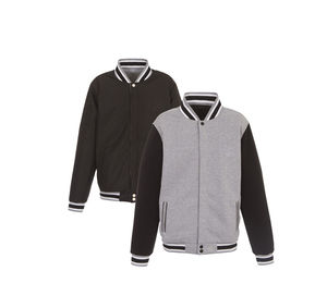 Chaqueta Varsity Personalizada para Hombre con Cuello Alto, Estilo Casual Holgado, Poliéster, Servicio OEM Regular - Product Image 4