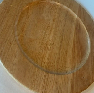 Assiettes en bois d'acacia faites à la main, naturelles, multi-usages, écologiques, de forme irrégulière, design contemporain, vaisselle en vente, meilleur prix - Product Image 2