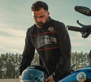 Chaqueta de Motociclismo para Hombre Screamin' Eagle de Tejido Soft Shell - Product Image 1