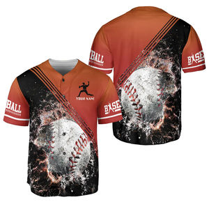 Nueva Llegada, Diseño Personalizado, Uniforme de Béisbol para Hombre, Precio al por Mayor para Camisetas de Béisbol Sublimadas, OEM - Product Image 6