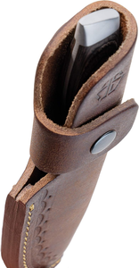 Étui en cuir pour couteau de chasse, de loisirs et de cuisine, housse de protection en cuir fait main pour couteau avec boucle - Product Image 2