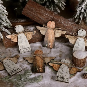 Indian Exporter Wooden <b>Tree</b> Pendant Hanging Ornaments for <b>Christmas</b> Garden Decoration Home Decor and Seasonal Use For Sale - Product Image 6