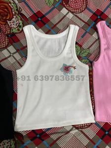 เสื้อกล้ามผ้าฝ้ายสีชมพูลายริบบิ้น แขนกุด สไตล์ลำลองสำหรับฤดูร้อน ปักลายดอกไม้ เสื้อกั๊กสำหรับเด็กผู้หญิง ระบายอากาศได้ดี เหมาะสำหรับใส่ทุกวันหรือไปเที่ยวชายหาด - Product Image 2