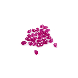 Rubis naturels de Bangkok, formes poire calibrées 3x5mm, pierres précieuses de rubis naturelles facettées en vrac pour la fabrication de bijoux, prêtes à l'emploi - Product Image 4