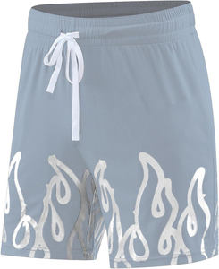 Pantalones Cortos de Baloncesto Casuales Transpirables y Antibacterianos para Adultos, Personalizados con Sublimación, Cintura Elástica, Colores Personalizados, Nuevo Diseño - Product Image 2