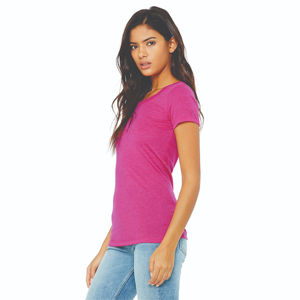 Camiseta Premium Unisex de 180 g/m², Suave, de Poliéster/Algodón, Transpirable, Casual, Ajustada, de Manga Corta, Color Sólido, Ecológica, para Verano - Product Image 2