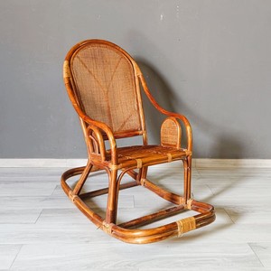 Mecedora de ratán natural para porche, Patio, jardín, césped, balancín al aire libre más vendido - Product Image 1
