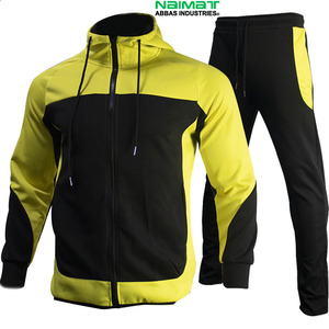Chándal moderno con cuello alto para hombre, chaqueta deportiva con cremallera completa, pantalones deportivos ajustados, ropa deportiva informal para gimnasio - Product Image 1