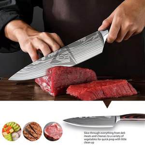 Wholesale Handmade Multi-Purpose Damascus Chef <b>Knives</b> <b>Set</b> 67-Layer Steel Wood Handles Right-Handed Design-Heavy Duty Kitchen - Product Image 2