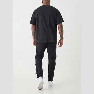 OEM Services Private Último diseño de moda Vintage Pantalones acampanados Pantalones apilados Pintura Denim Hombres Jeans - Product Image 3