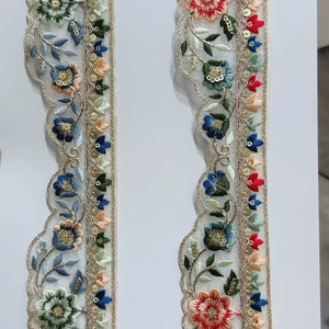 Tissu de dentelle brodée de qualité supérieure pour robe, dentelle florale pour la décoration de vêtements, fournisseur de textiles. - Product Image 1