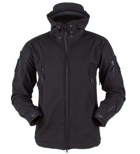 Veste Softshell Imperméable en Toile de Haute Qualité Personnalisée avec Col Montant et Logo Avant, Veste d'Hiver Coupe-Vent pour Activités de Plein Air - Product Image 2