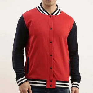 High Quality Customized Street Wear Logo <b>Pattern</b> Letterman Jackets OEM Stand Collar Front 2025 - Product Image 2