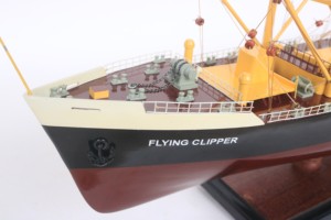 SS AMERICAN SCOUT C2, Modelo de Madera Artesanal de la Línea American States Lines C2, Pulido y Pintado, Artículo Coleccionable - Product Image 3