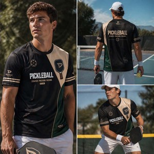 เสื้อเจอร์ซีย์พิคเคิลบอลแบบสั่งทำพิเศษ พร้อมป้ายเชนีลและลายสกรีน ผลิตจากโพลีเอสเตอร์ซับเหงื่อ ทรงแอธเลติก - Product Image 6
