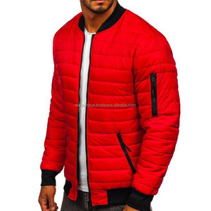 Veste d'hiver épaisse et chaude pour hommes, pour le nouvel an 2023, légère, zippée, couleur unie, rembourrée, pour un usage quotidien - Product Image 2