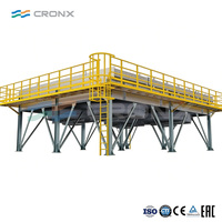 Refroidisseur d'air industriel horizontal à structure en acier, haute performance, grande capacité de refroidissement, pour centrale électrique