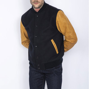 Men's <b>Top</b> Trending Vintage Style Varsity Jackets Custom Made with Stand Collar Best Quality Latest Design - Product Image 2