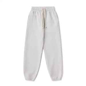 Pantalon de jogging décontracté vintage en molleton bouclette 340 g/m² de haute qualité, personnalisé, uni, pour homme, 100 % coton, coupe droite, vente en gros - Product Image 2