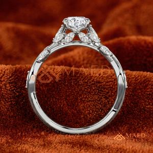 Princess Cut Moissanite Diamond Silver Ring for Women Engagement Wedding Ring Lab Grown Jewelry USA Luxury - Product Image 4