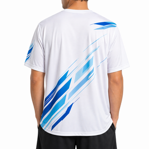 Camiseta de Sublimación Tejida Transpirable Ecológica de Alta Calidad para Hombre, 100% Algodón, Hecha en Pakistán, Personalizada, de Manga Corta y Cuello Redondo - Product Image 2