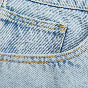 Pantalones Cortos de Mezclilla Rotos para Hombre, Estilo Urbano, Cómodos, Moda Urbana, Gimnasio, Ropa Casual de Verano, Tejido 100% Algodón - Product Image 4